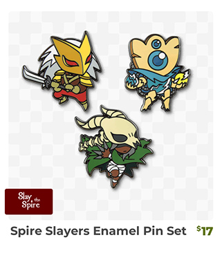 Spire Slayers Pin Set is back in stock at Fangamer.com