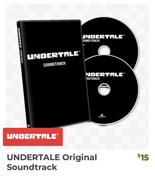 UNDERTALE Original Soundtrack is back in stock at Fangamer.com