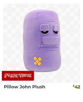 Pillow John Plush is back in stock at Fangamer.com