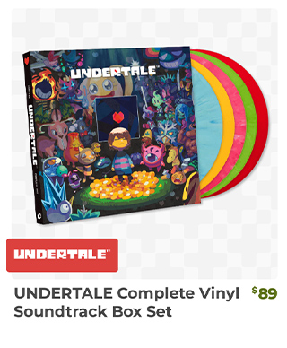UNDERTALE Complete Vinyl Soundtrack Box Set is back in stock at Fangamer.com