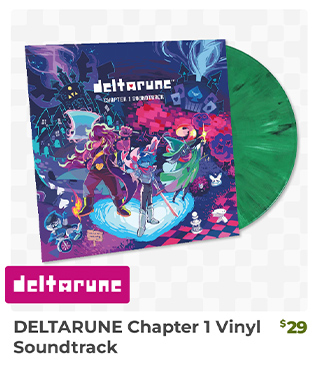 DELTARUNE Chapter 1 Vinyl Soundtrack is back in stock at Fangamer.com