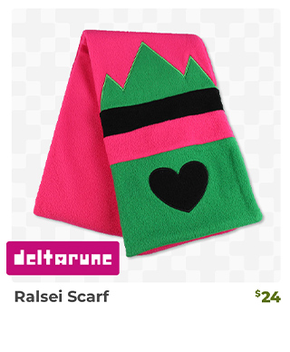 Ralsei Scarf is back in stock at Fangamer.com