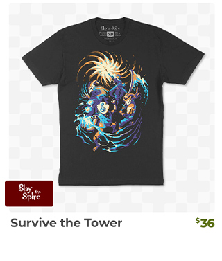 Survive the Tower T-Shirt is back in stock at Fangamer.com