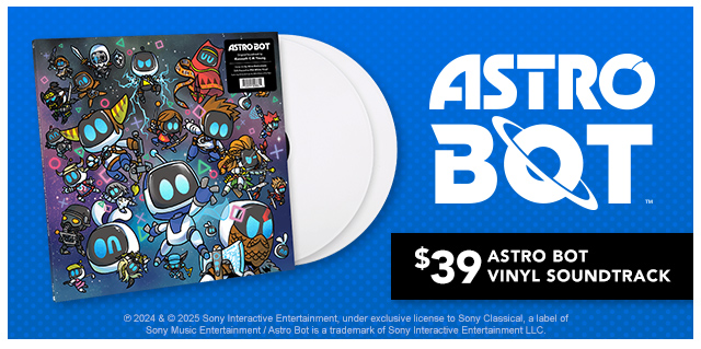 New Astro Bot Vinyl available at Fangamer.com
