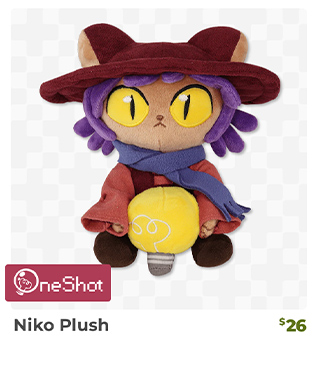 Niko Plush is back in stock at Fangamer.com