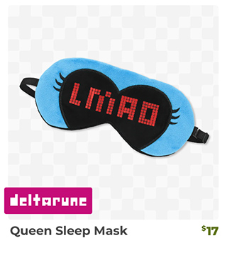Queen Sleep Mask is back in stock at Fangamer.com