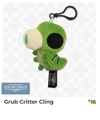 Grub Critter Cling is back in stock at Fangamer.com