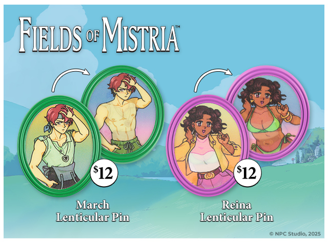 New Fields of Mistria Merch is available at Fangamer.com