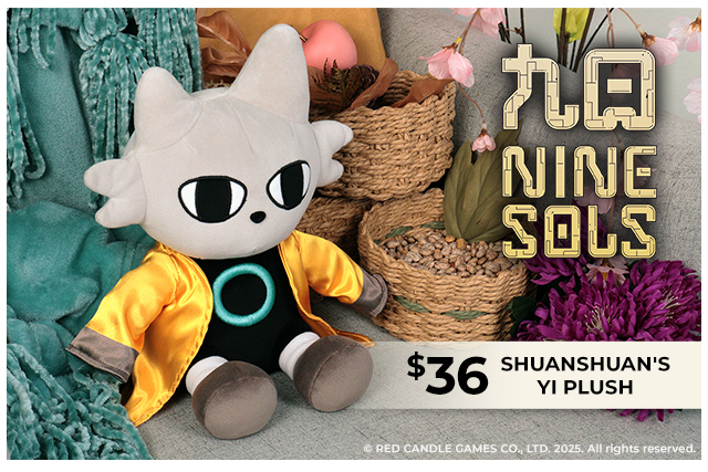 New Nine Sols plush is available at Fangamer.com