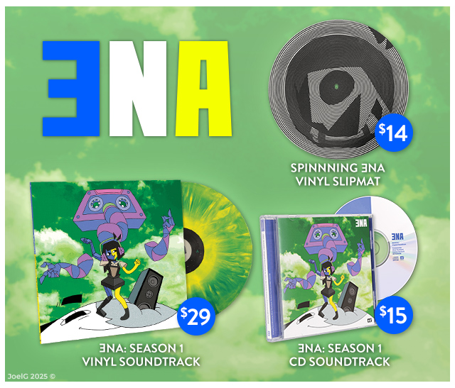 New ENA merch is available at Fangamer.com