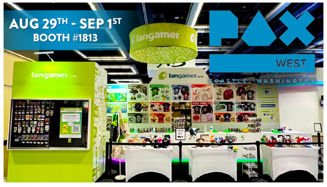 Fangamer will be at PAX West 2025 at Fangamer.com