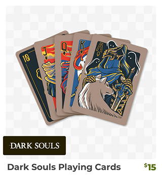 DARK SOULS Playing Cards are back in stock at Fangamer.com