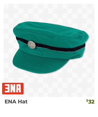 ENA Hat is back in stock at Fangamer.com