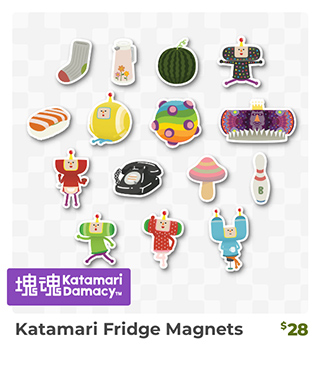 Katamari Fridge Magnets is back in stock at Fangamer.com