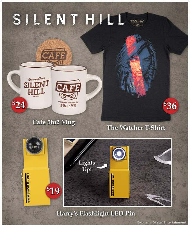 New Silent Hill  merch is available at Fangamer.com