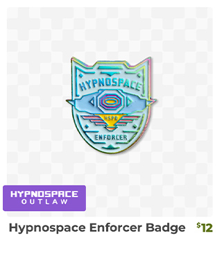 Hypnospace Enforcer Badge is back in stock at Fangamer.com