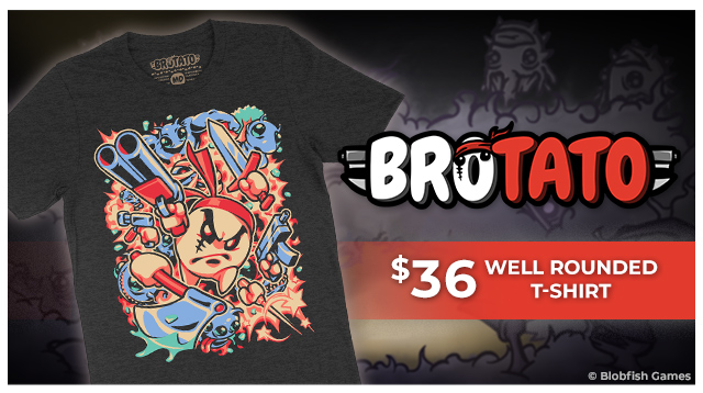 New Brotato shirt is available at Fangamer.com