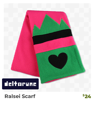 Ralsei Scarf is back in stock at Fangamer.com