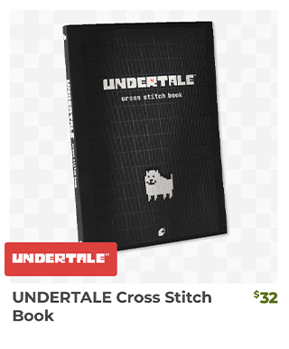 Cross Stitch Book is back in stock at Fangamer.com