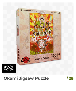 Okami Jigsaw Puzzle is back in stock at Fangamer.com