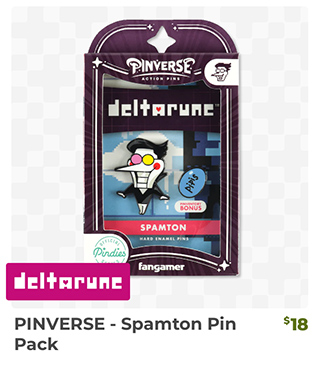 PINVERSE - Spamton Pin Pack is back in stock at Fangamer.com