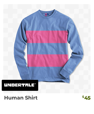 Human Shirt is back in stock at Fangamer.com