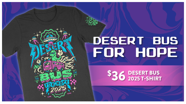 New Desert Bus 2025 shirt is available at Fangamer.com