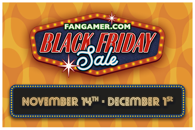 Black Friday Sale November 14th through December 1st at fangamer.com