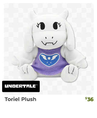 Toriel Plush is back in stock at Fangamer.com