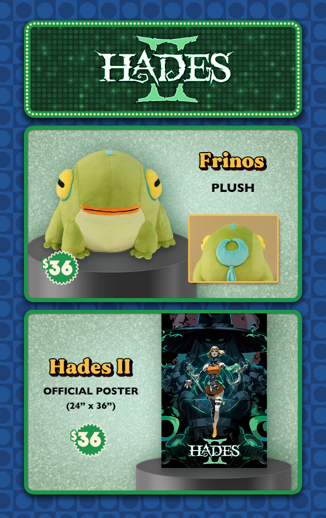 New Hades II merch is available at fangamer.com