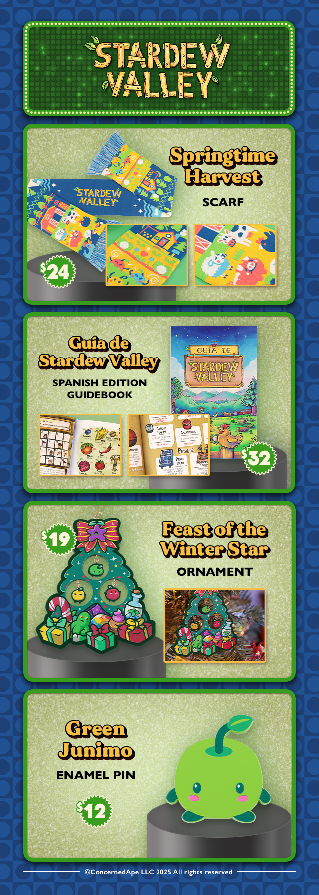 New Stardew Valley merch is available at fangamer.com