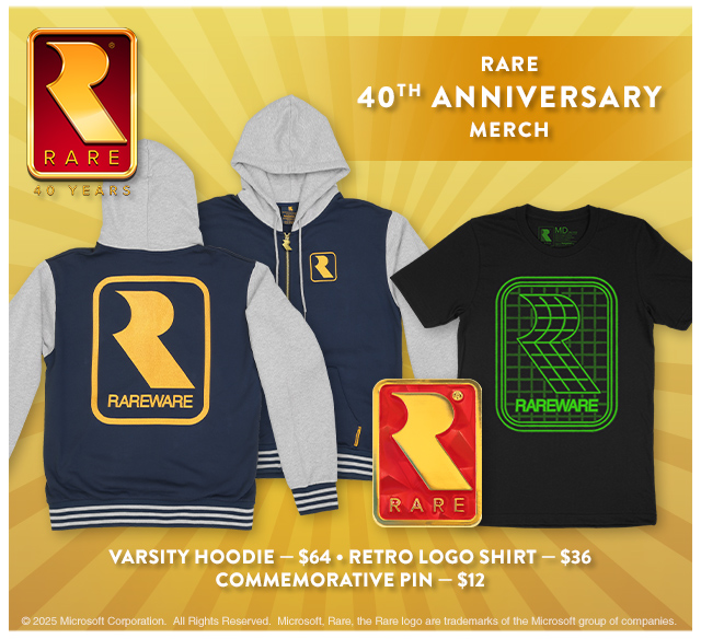 New RARE merch available at fangamer.com