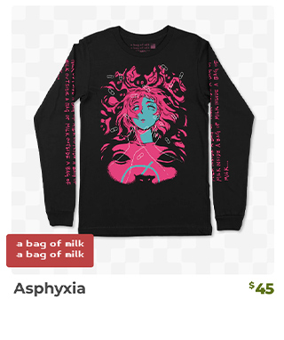Asphyxia Long Sleeve Shirt is back in stock at fangamer.com