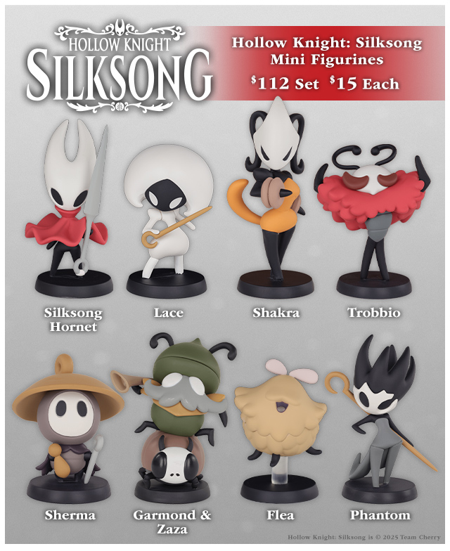 New Silksong merch available at fangamer.com