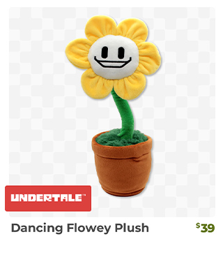 Dancing Flowy Plush is back in stock at fangamer.com