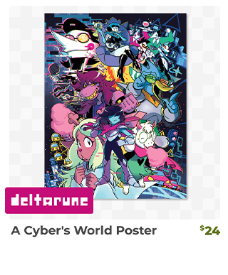 A Cyber's World Poster is back in stock at fangamer.com
