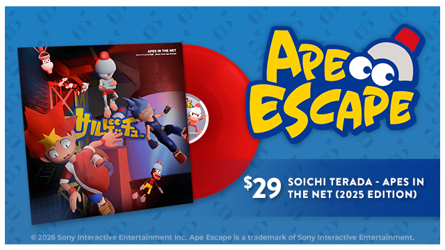 New Ape Escape merch available at fangamer.com