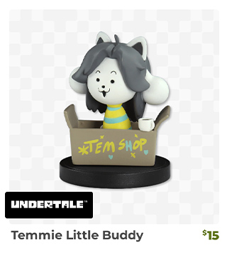 Temmie Little Buddy is back in stock at fangamer.com