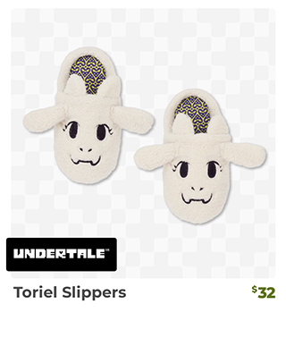 Toriel Slippers are back in stock at fangamer.com