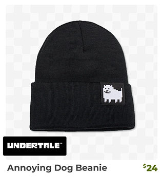 Annoying Dog Beanie is back in stock at fangamer.com