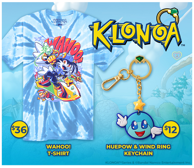 New Klonoa merch available at fangamer.com
