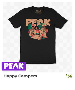 Happy Campers is back in stock at fangamer.com