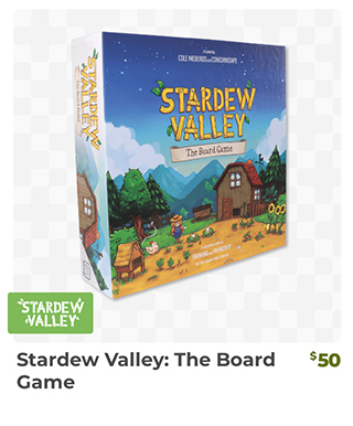 Stardew Valley: The Board Game is back in stock at fangamer.com