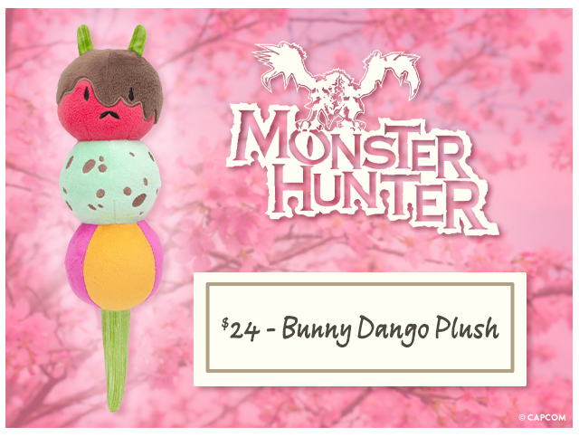 New Monster Hunter merch available at fangamer.com