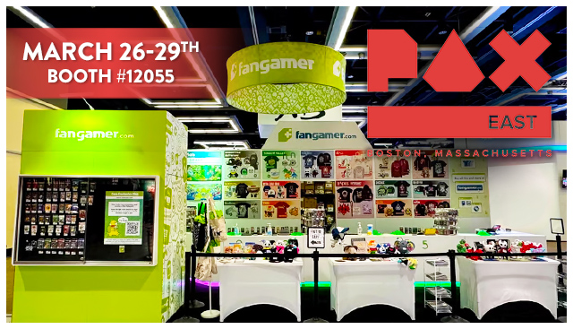 Fangamer at PAX East March 26-29th, Booth #12055