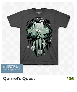 Quirrel's Quest is back in stock at fangamer.com