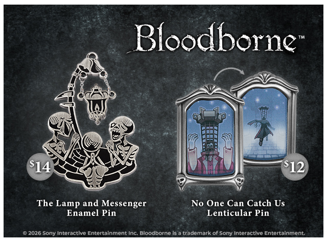 New Bloodborne merch available at fangamer.com
