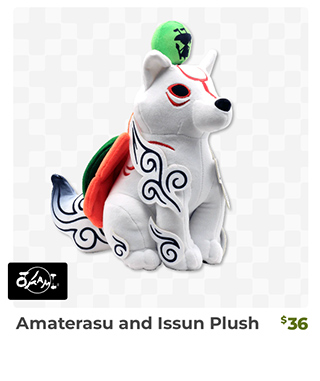 Amaterasu & Issun Plush is back in stock at fangamer.com