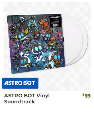ASTRO BOT Vinyl Soundtrack is back in stock at fangamer.com