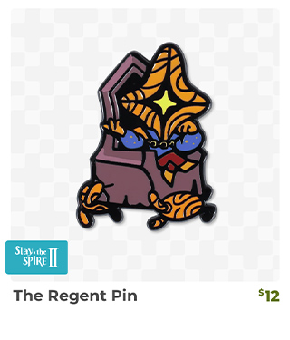 The Regent Pin is back in stock at fangamer.com